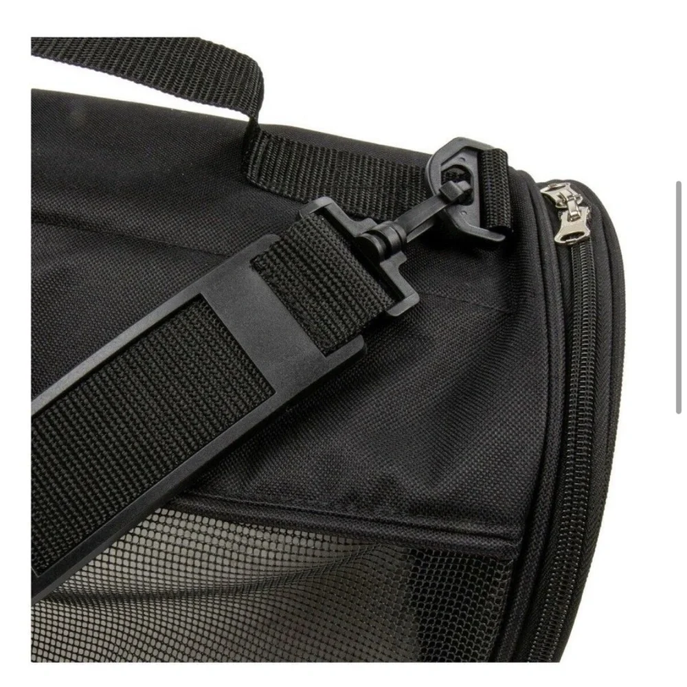 Vibrant Life Small Guaranteed on Board Soft-Sided Pet Carrier, Black,16 lb Limit